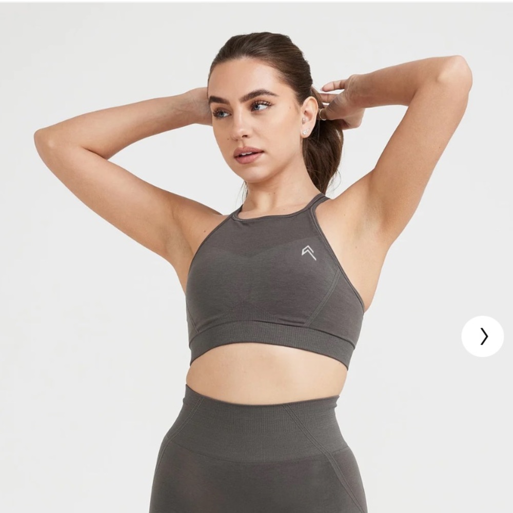 Oner Active Seamless High neck Bralette deep taupe